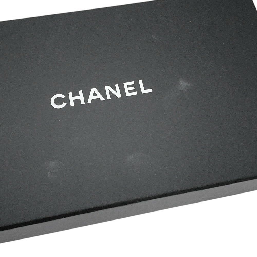 シャネル ミニチェーンウォレット カードケース マトラッセ ココマーク キャビアスキン AP0238 CHANEL 財布 黒
