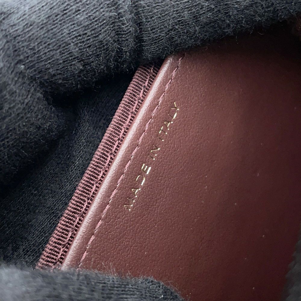 シャネル ミニチェーンウォレット カードケース マトラッセ ココマーク キャビアスキン AP0238 CHANEL 財布 黒