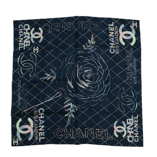 シャネル　CHANEL カメリアココマーク　スカーフ 85 新品未使用 CHANEL - □美品□ シャネル スカーフ カメリア ココマーク