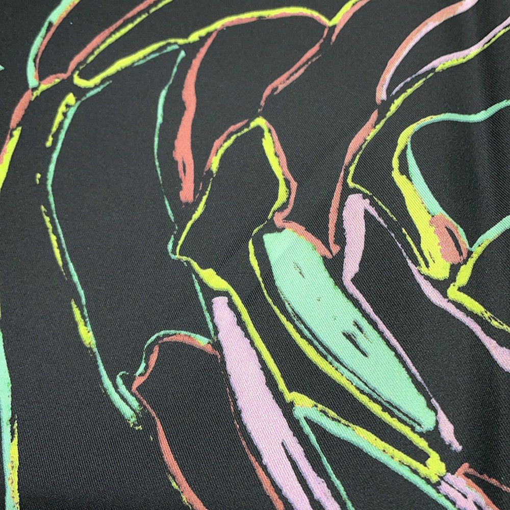 シャネル スカーフ 大判 リバーシブル ロゴ カメリア ココマーク シルク CHANEL 黒