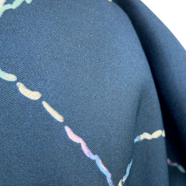 シャネル スカーフ 大判 リバーシブル ロゴ カメリア ココマーク シルク CHANEL 黒