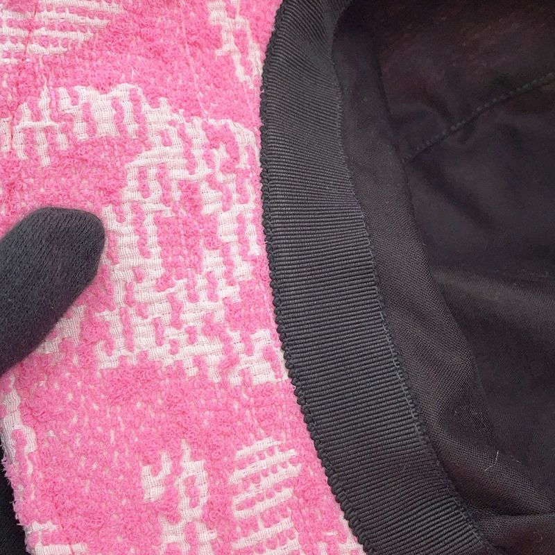 シャネル バケットハット ツイード ココマーク サイズM AA9768 CHANEL