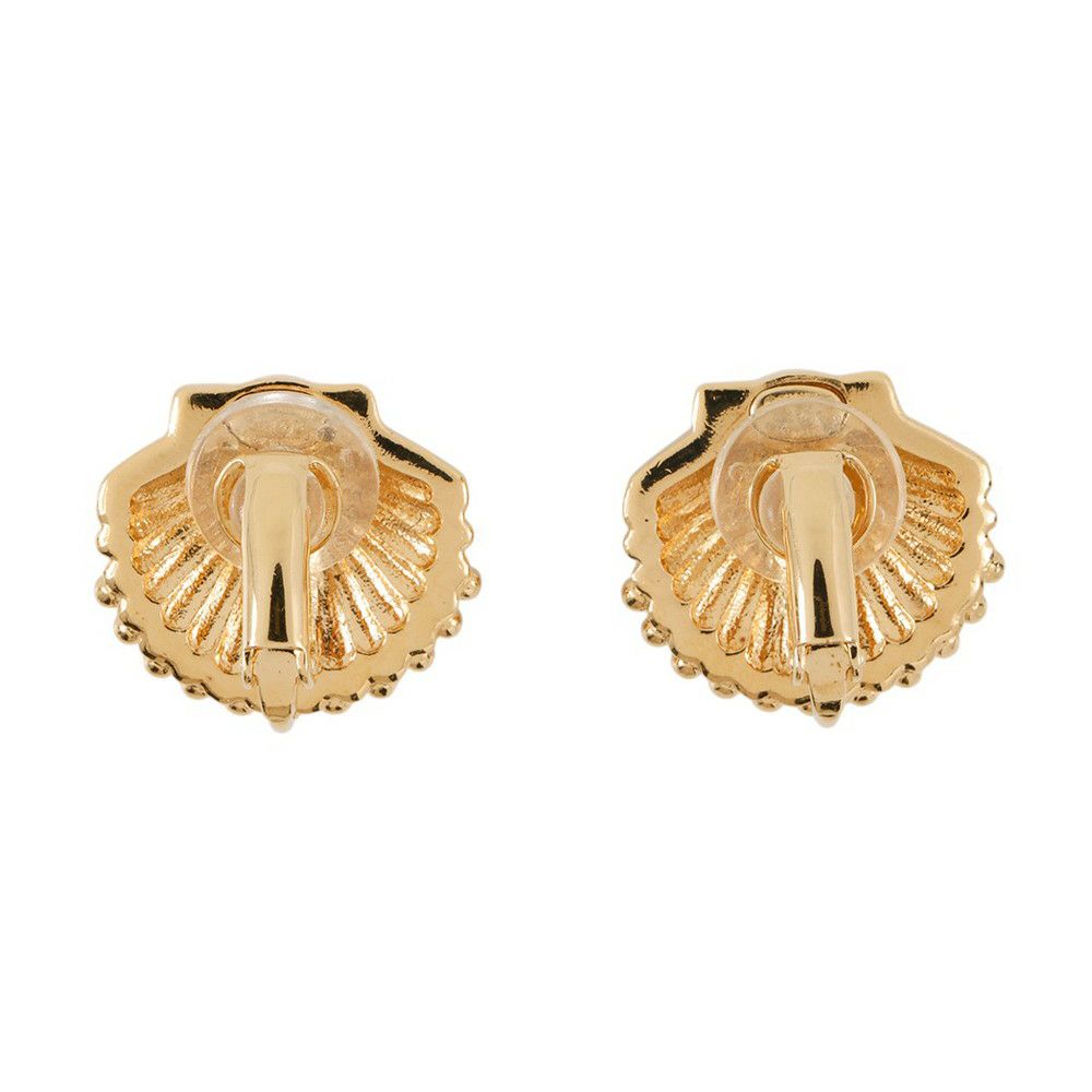 シャネル イヤリング ココマーク 貝殻 ストラス G23C CHANEL ラインストーン アクセサリー