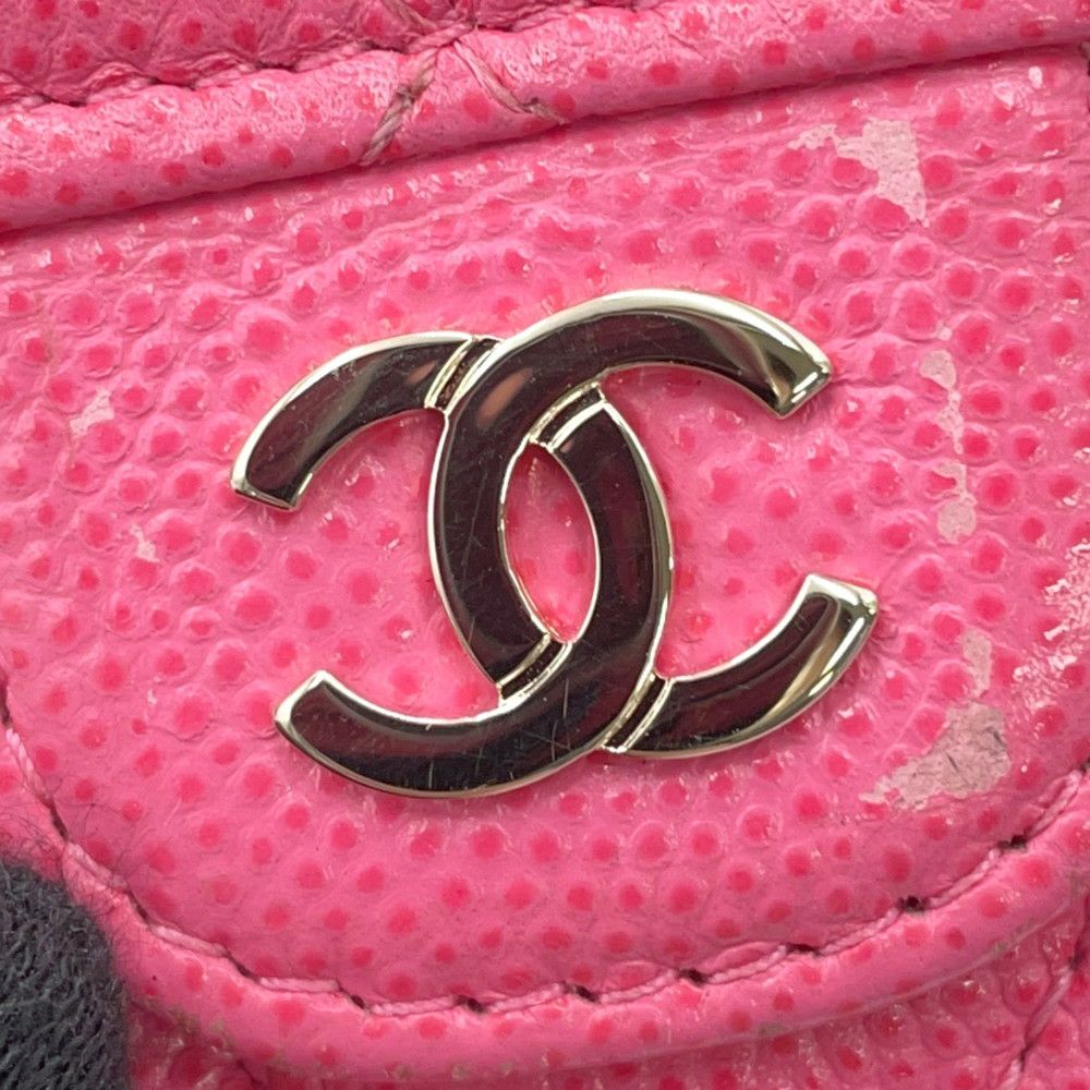 シャネル 長財布 マトラッセ ココマーク クラシック ロング フラップ ウォレット キャビアスキン AP0241 CHANEL