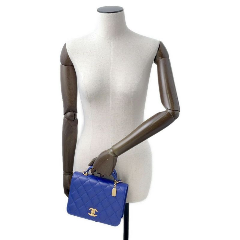 シャネル チェーンショルダーバッグ マトラッセ ココマーク キャビアスキン AS4286 CHANEL 2way