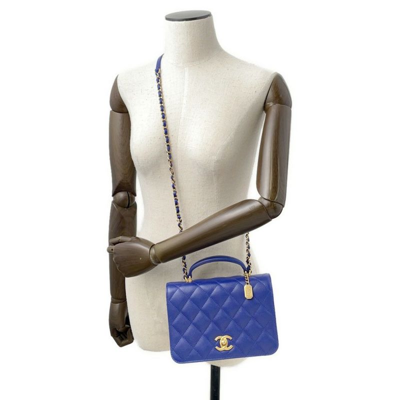 シャネル チェーンショルダーバッグ マトラッセ ココマーク キャビアスキン AS4286 CHANEL 2way