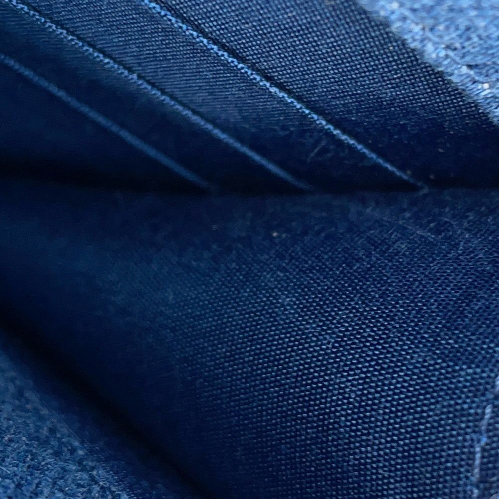 シャネル チェーンウォレット マトラッセ ココマーク デニム A33814 CHANEL 財布