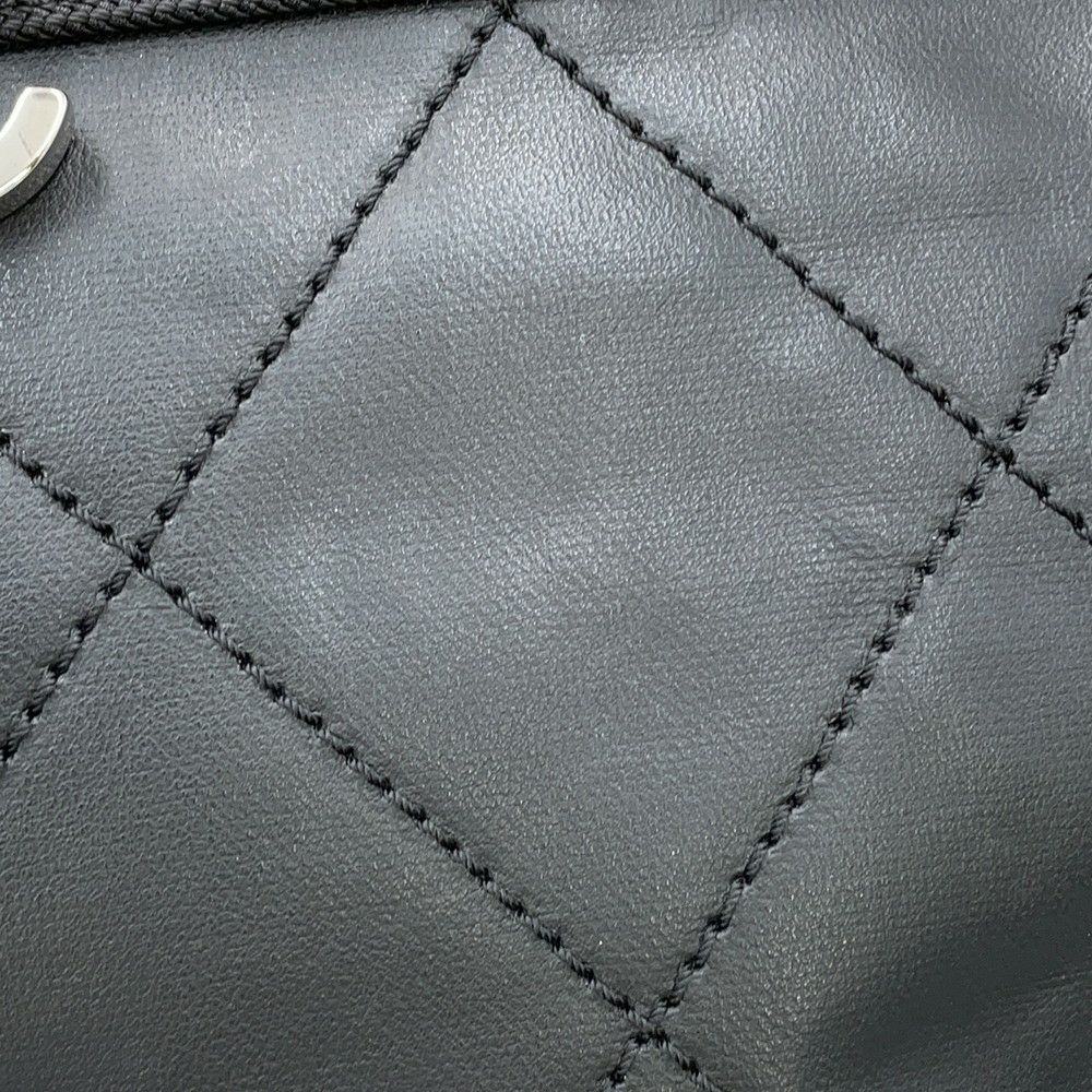 シャネル トートバッグ パリビアリッツトートPM マトラッセ ココマーク A34208 CHANEL 黒