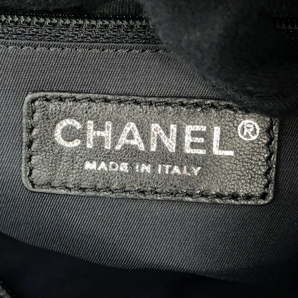 シャネル トートバッグ パリビアリッツトートPM マトラッセ ココマーク A34208 CHANEL 黒