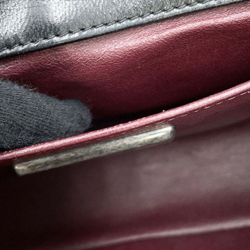 シャネル チェーンショルダーバッグ ココマーク ボーイシャネル キャビアスキン CHANEL BOY CHANEL 黒 セール品