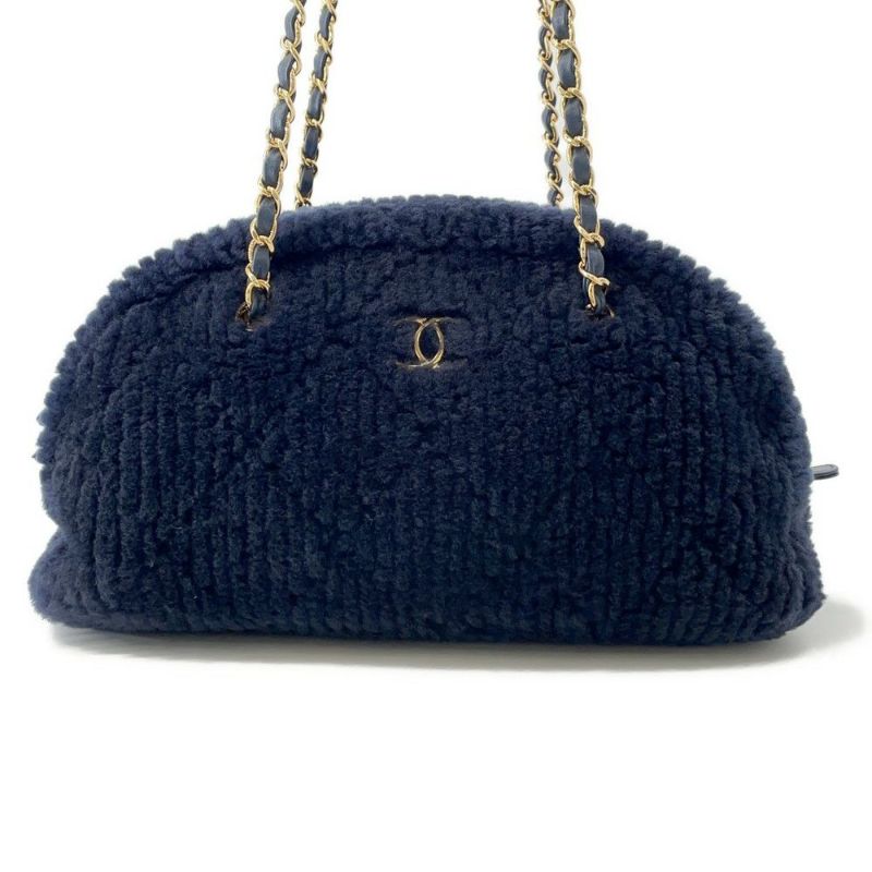 シャネル チェーンショルダーバッグ ココネージュ マトラッセ ココマーク ボーリングバッグ ラージ AS5059 CHANEL