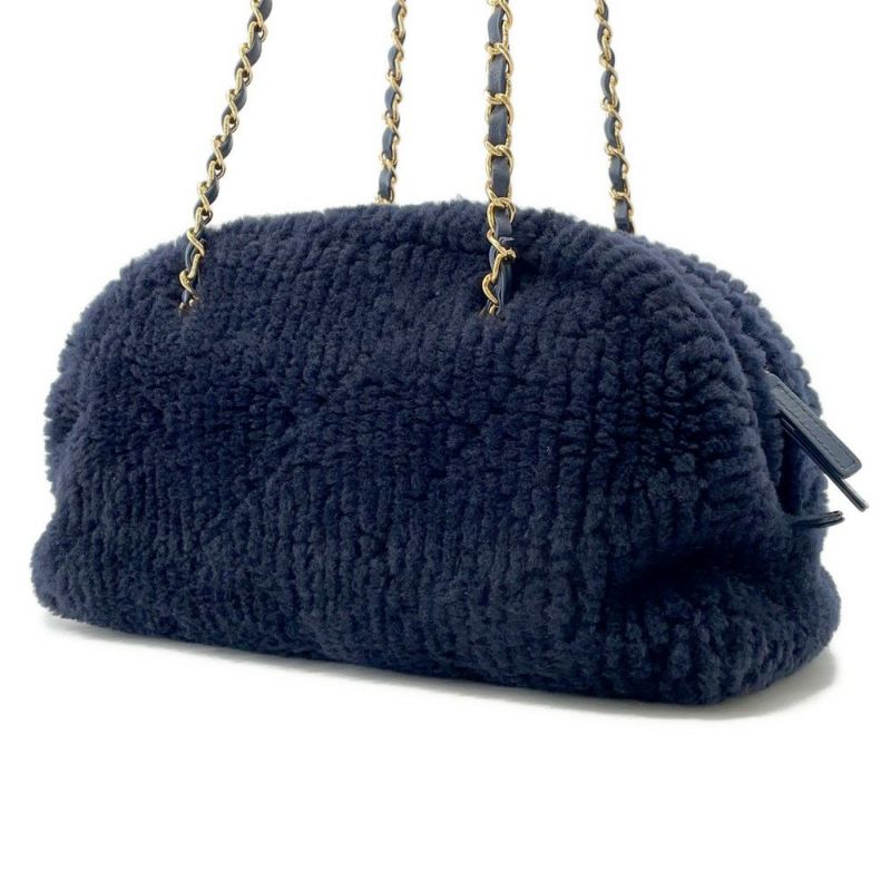 シャネル チェーンショルダーバッグ ココネージュ マトラッセ ココマーク ボーリングバッグ ラージ AS5059 CHANEL