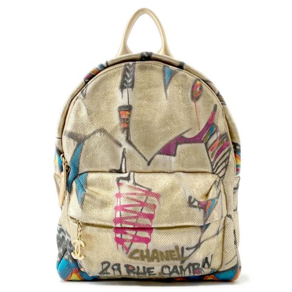 シャネル リュック ココマーク CC ロゴ グラフティ バックパック AS0867 CHANEL バッグ リュックサック