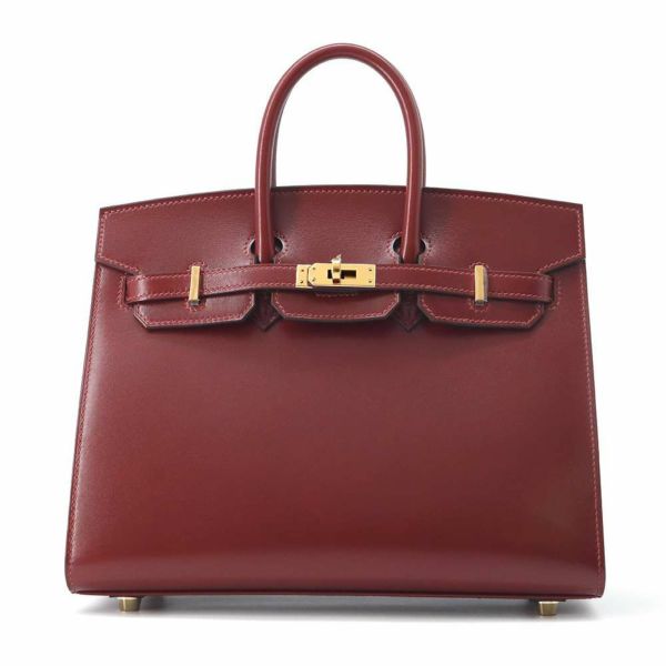 エルメス バーキン25 セリエ ルージュアッシュ/ゴールド金具 ボックスカーフ U刻印 HERMES Birkin ハンドバッグ |  中古・新品ブランド販売ギャラリーレア公式通販