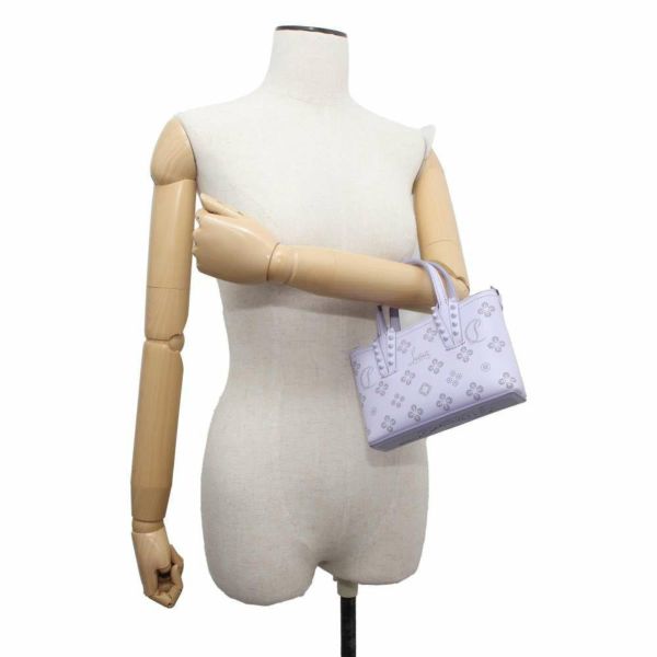 クリスチャン・ルブタン ハンドバッグ カバタ E/W ナノ 3225080 Christian Louboutin 2wayショルダー ミニトート CABATA