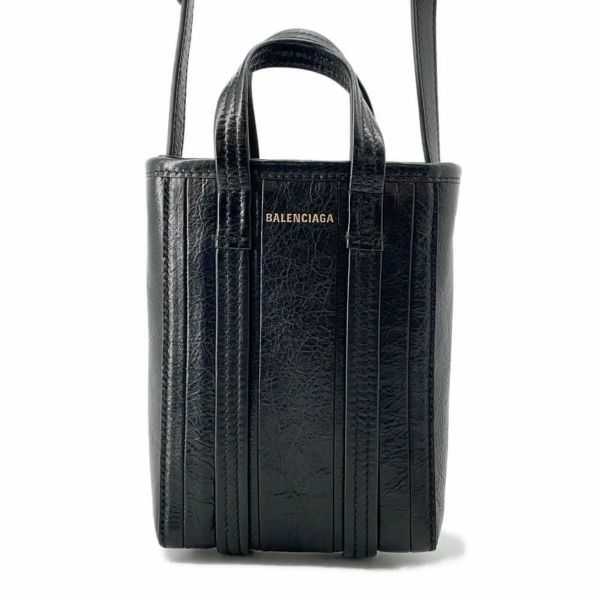 バレンシアガ ショルダーバッグ バーブ フォンフォルダー レザー 693793 BALENCIAGA バッグ 黒