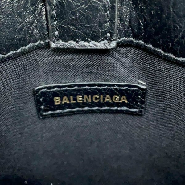 バレンシアガ ショルダーバッグ バーブ フォンフォルダー レザー 693793 BALENCIAGA バッグ 黒