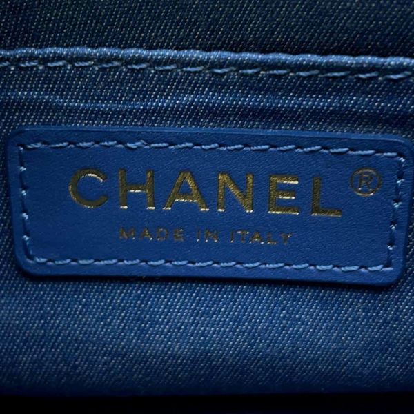 シャネル チェーンショルダーバッグ ミニマトラッセ ココマーク デニム AS1786 CHANEL ミニ フラップ ココボール