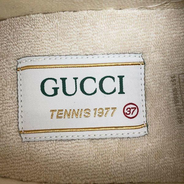 グッチ スニーカー テニス 1977 ローカット GGキャンバス レディースサイズ37 746767 GUCCI 靴 白