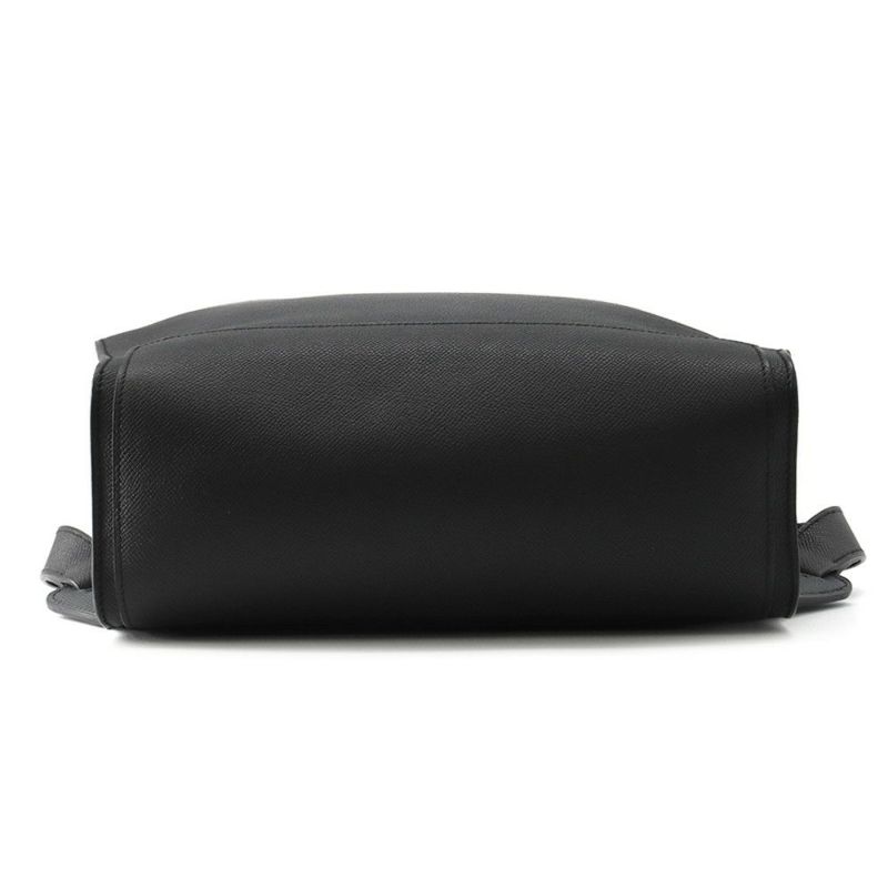 エルメス リュック シティバック30 ヴェルソ ブラック/ブルーニュイ/シルバー金具 エプソン A刻印 HERMES バッグ メンズ 黒