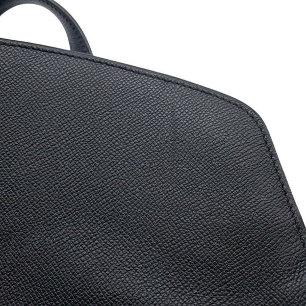 エルメス リュック シティバック30 ヴェルソ ブラック/ブルーニュイ/シルバー金具 エプソン A刻印 HERMES バッグ メンズ 黒