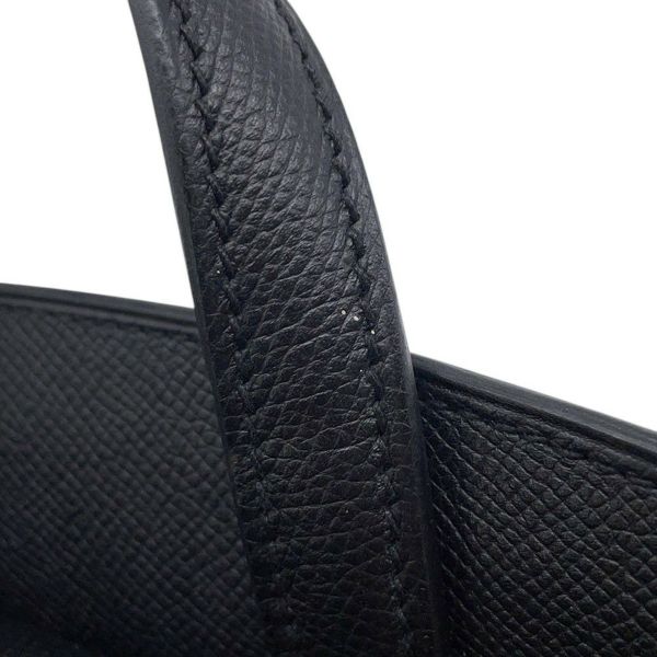 エルメス リュック シティバック30 ヴェルソ ブラック/ブルーニュイ/シルバー金具 エプソン A刻印 HERMES バッグ メンズ 黒