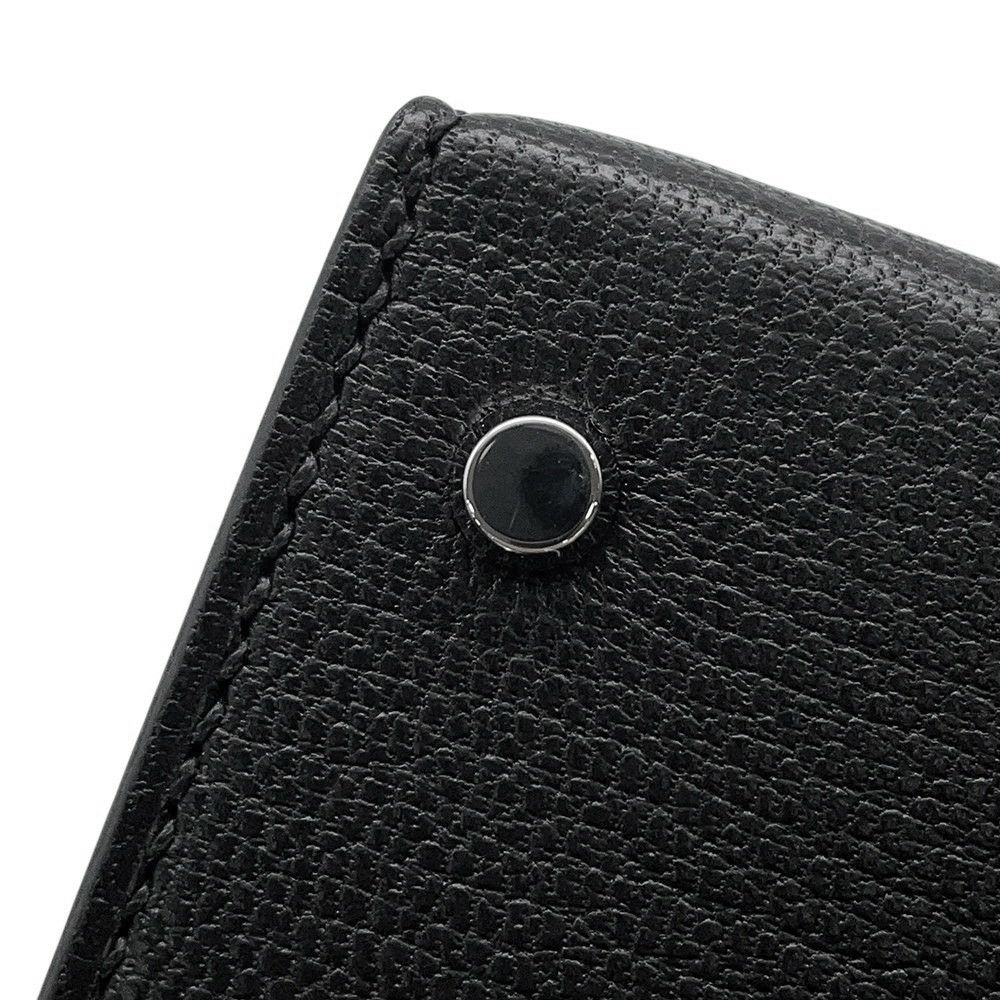 エルメス ミニケリー2 外縫い ブラック/ナタ/シルバー金具 シェブルミゾル W刻印 2wayショルダー 黒 SPO