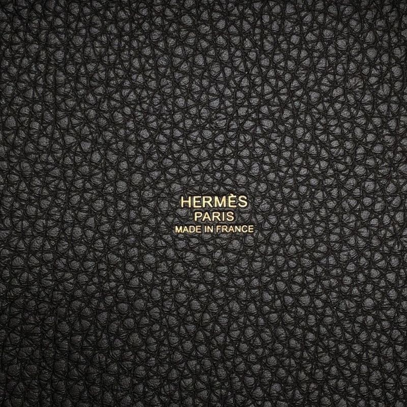 エルメス ハンドバッグ ピコタンロックPM ダークブロンズ/ゴールド金具 トリヨンクレマンス K刻印