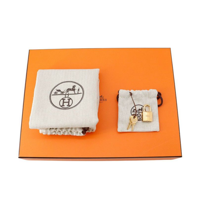 エルメス ハンドバッグ ピコタンロックPM ダークブロンズ/ゴールド金具 トリヨンクレマンス K刻印