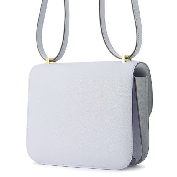 エルメス ミニ コンスタンス3 ミロワール ブルーグラシエ/ゴールド金具