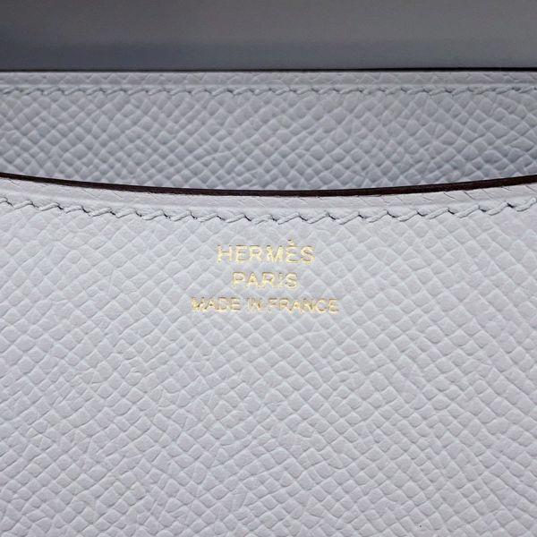 エルメス ミニ コンスタンス3 ミロワール ブルーグラシエ/ゴールド金具 エプソン K刻印