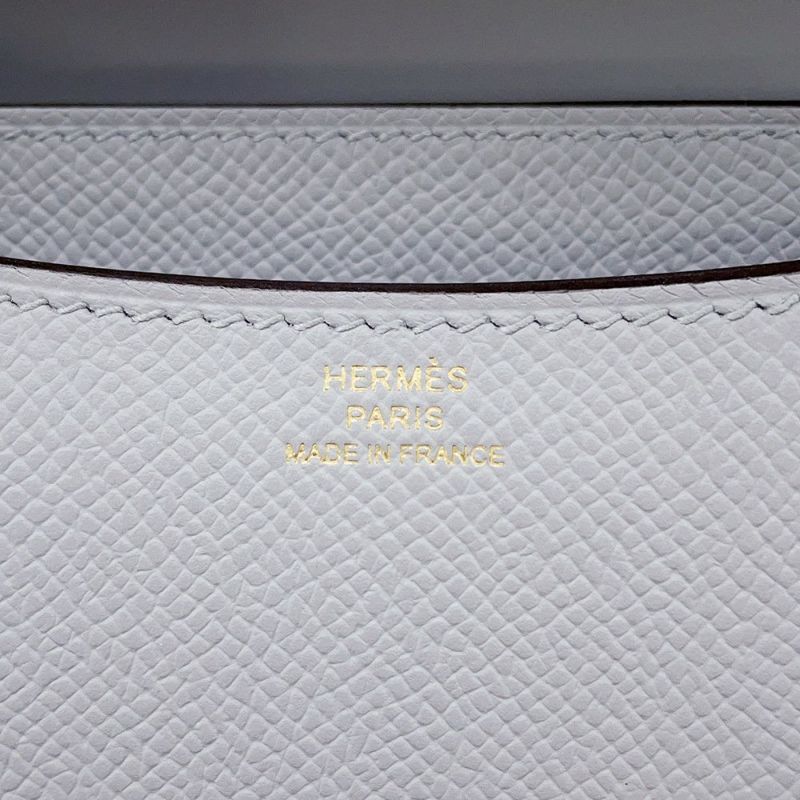 エルメス ミニ コンスタンス3 ミロワール ブルーグラシエ/ゴールド金具 エプソン K刻印