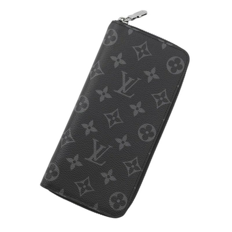 ルイヴィトン 長財布 モノグラム・エクリプス ジッピーウォレット・ヴェルティカル M62295 LOUIS VUITTON 黒 ブラック