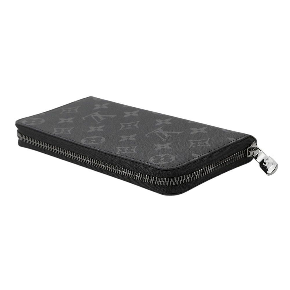 ルイヴィトン 長財布 モノグラム・エクリプス ジッピーウォレット・ヴェルティカル M62295 LOUIS VUITTON 黒 ブラック