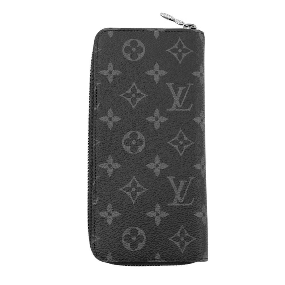 ルイヴィトン 長財布 モノグラム・エクリプス ジッピーウォレット・ヴェルティカル M62295 LOUIS VUITTON 黒 ブラック