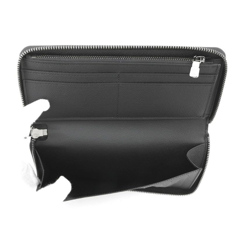 ルイヴィトン 長財布 モノグラム・エクリプス ジッピーウォレット・ヴェルティカル M62295 LOUIS VUITTON 黒 ブラック