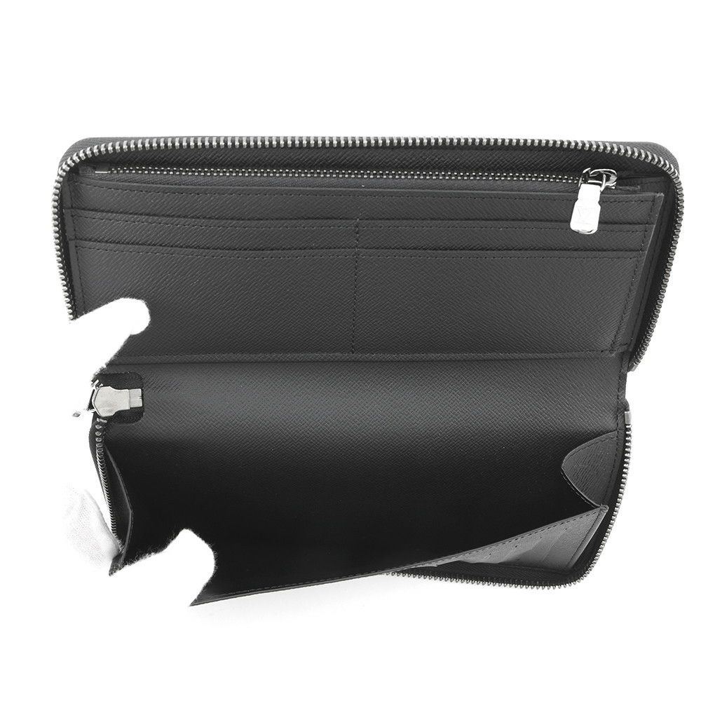 ルイヴィトン 長財布 モノグラム・エクリプス ジッピーウォレット・ヴェルティカル M62295 LOUIS VUITTON 黒 ブラック