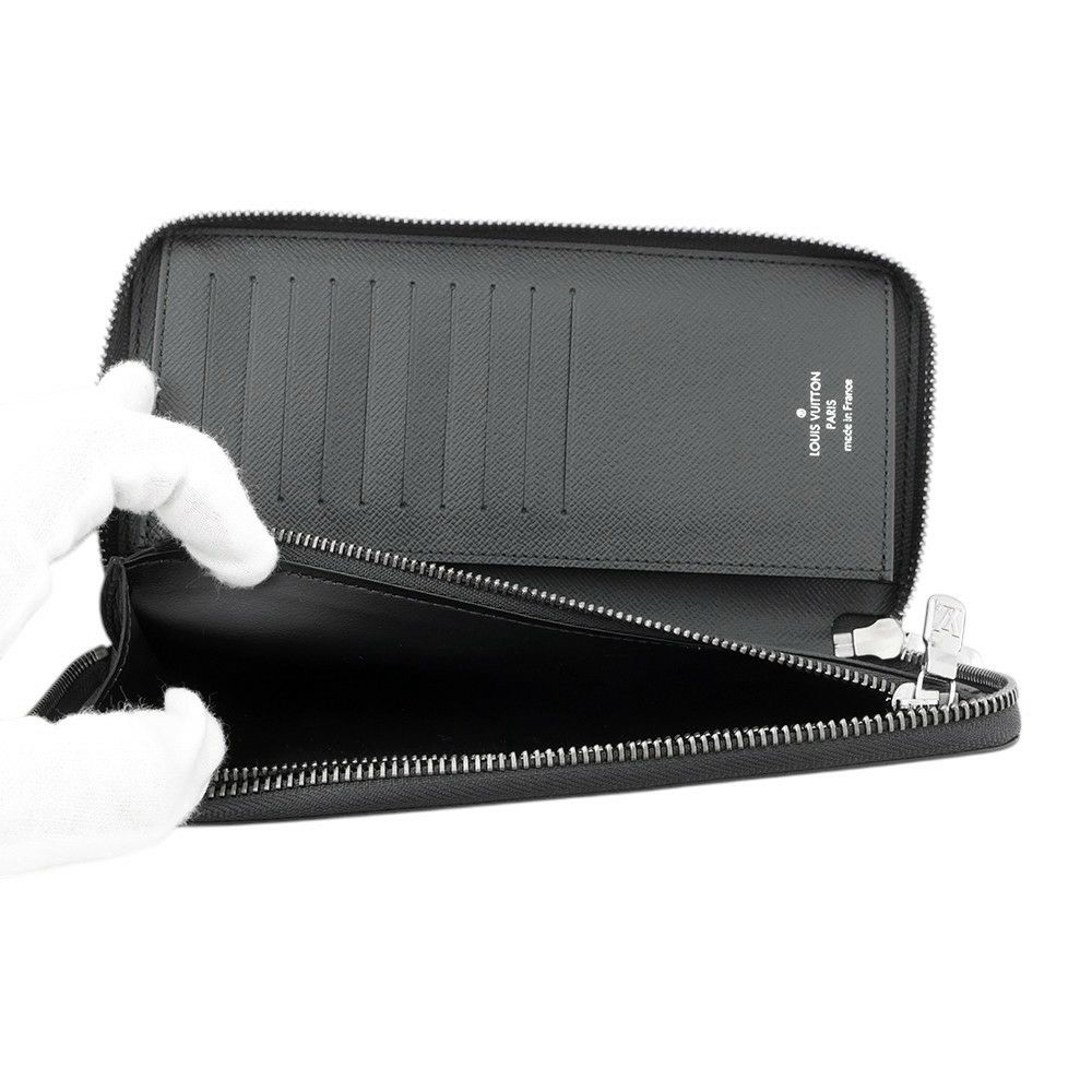 ルイヴィトン 長財布 モノグラム・エクリプス ジッピーウォレット・ヴェルティカル M62295 LOUIS VUITTON 黒 ブラック
