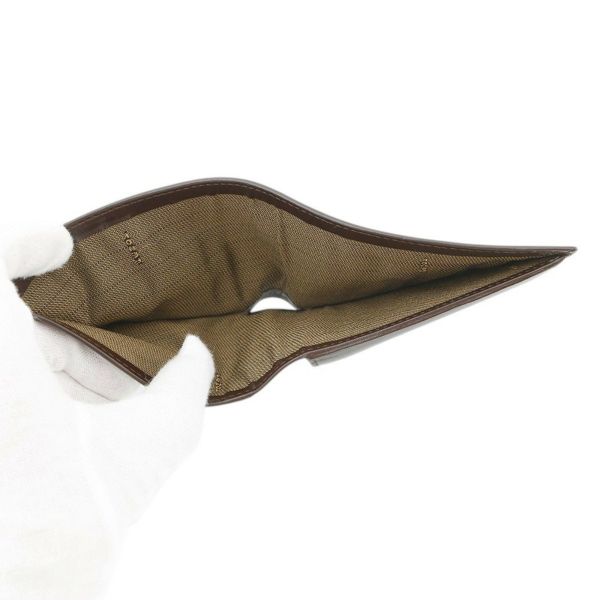 フェンディ 二つ折り財布 ズッカ柄 キャンバス レザー FENDI