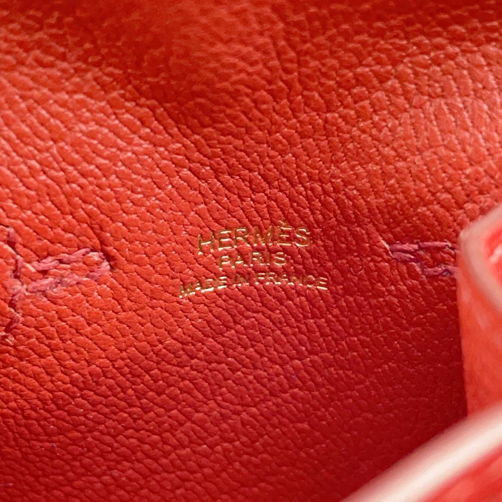 エルメス チャーム ビジュードサック ケリードール サンギーヌ/ナタ/ローズサクラ/キャラメル/ゴールド金具 タデラクト/シェブルミゾル Z刻印