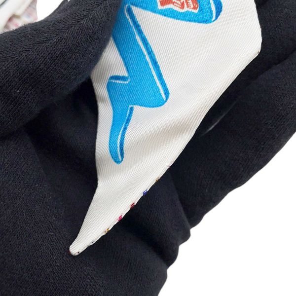 エルメス スカーフ ツイリー シュヴァロスコープ ネオン ポワンティエ 刺繍 シルク HERMES 2023春夏