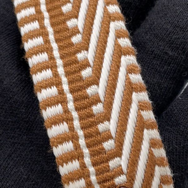 エルメス ショルダーストラップ バンドリエール サングル カヴァル ゴールド/エクリュ/ゴールド金具 C刻印