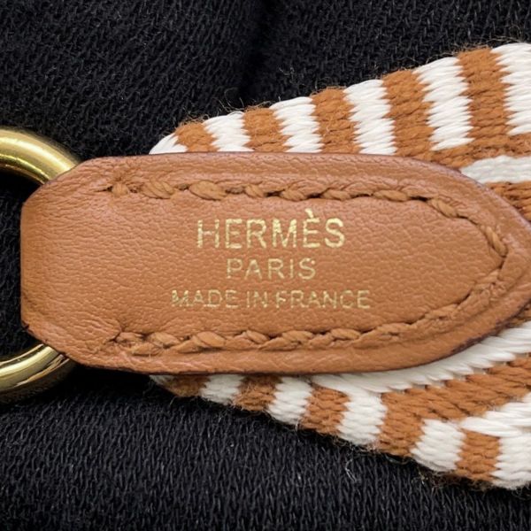 エルメス ショルダーストラップ バンドリエール サングル カヴァル ゴールド/エクリュ/ゴールド金具 C刻印