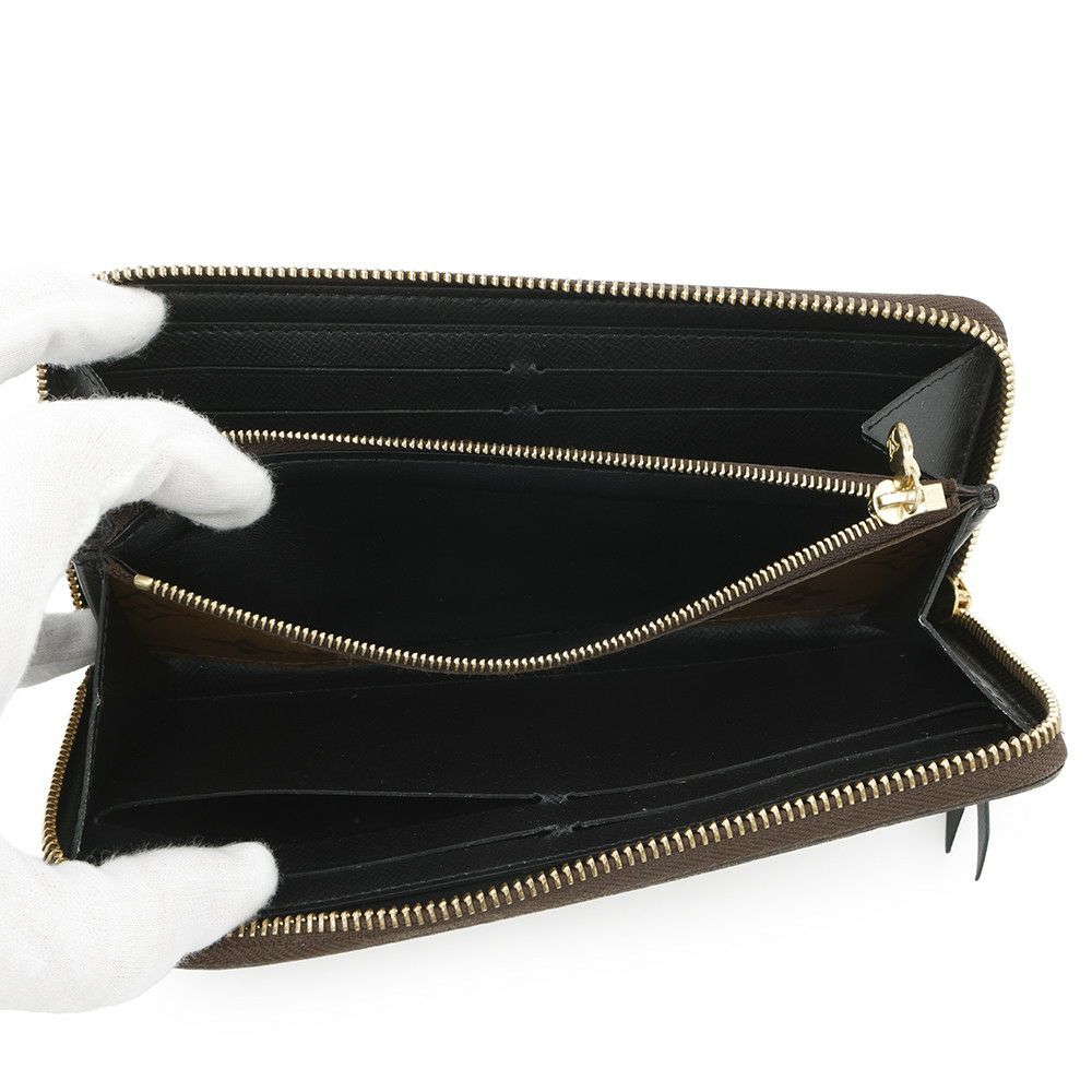 ルイヴィトン 長財布 モノグラム・リバース ポルトフォイユ・クレマンス M82336 LOUIS VUITTON 黒