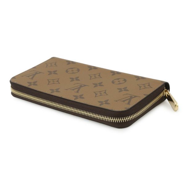 ルイヴィトン 長財布 モノグラム・リバース ジッピー・ウォレット M82444 LOUIS VUITTON 黒