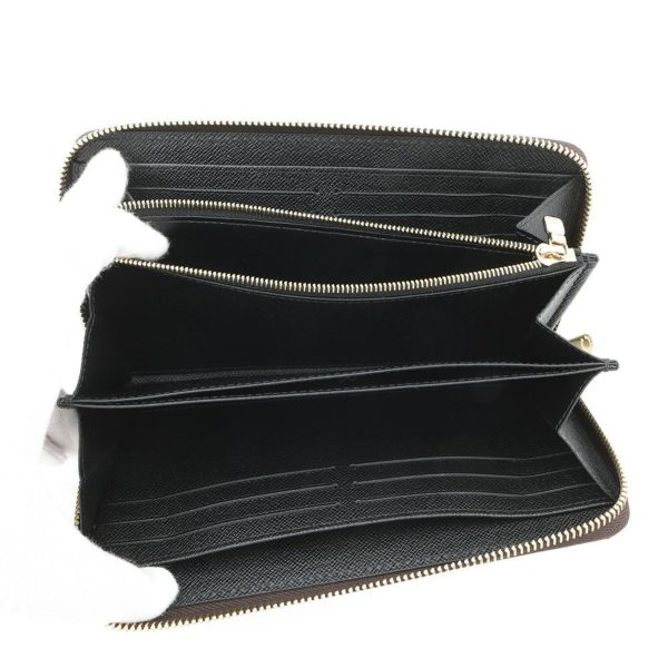 ルイヴィトン 長財布 モノグラム・リバース ジッピー・ウォレット M82444 LOUIS VUITTON 黒