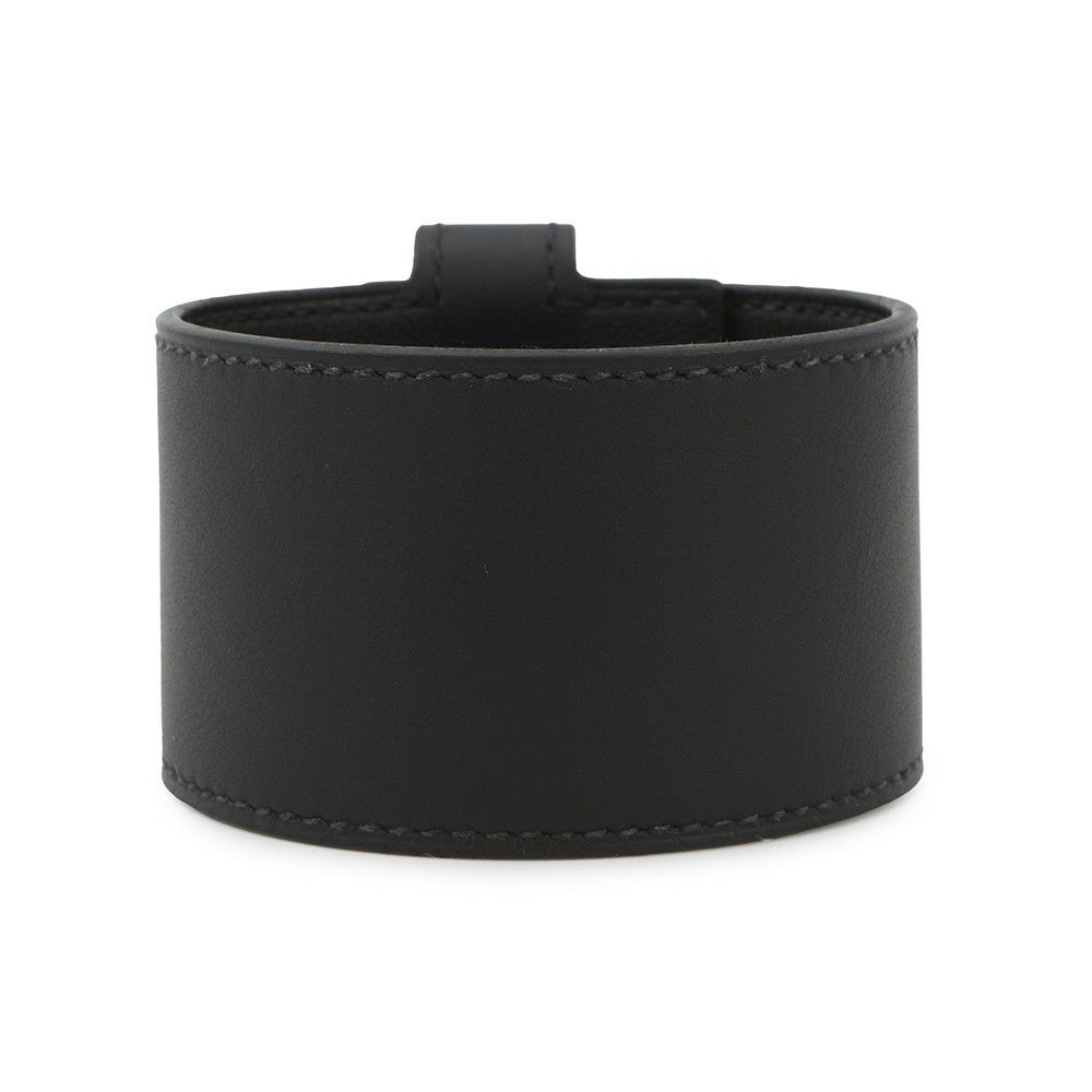 エルメス ブレスレット ケリーツイストGM ブラック/ゴールド金具 スイフト U刻印 サイズT3 黒