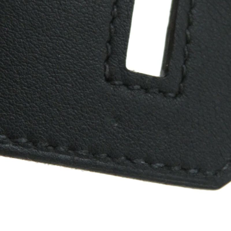 エルメス ブレスレット ケリーツイストGM ブラック/ゴールド金具 スイフト U刻印 サイズT3 黒