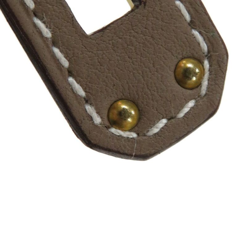 エルメス ブレスレット ケリーツイストGM エトゥープ/ゴールド金具 スイフト U刻印 サイズT3