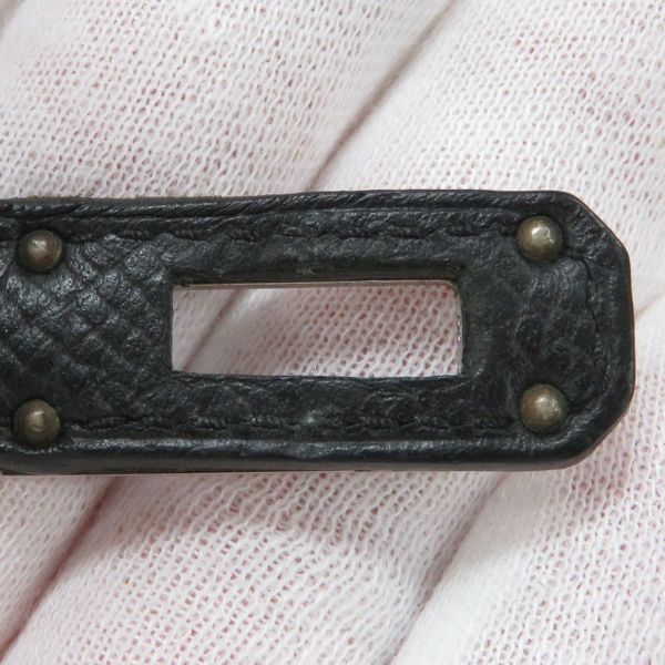 エルメス 長財布 ケリーウォレット ロング ブラック/シルバー金具 エプソン C刻印 HERMES 黒